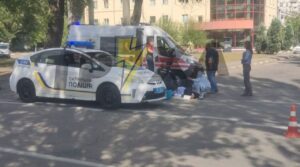 У центрі Запоріжжя збили людину: перша інформація (ФОТО)