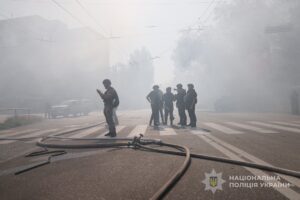 Поліція показала жахливі кадри після вчорашнього прильоту в Запоріжжі (ФОТО)