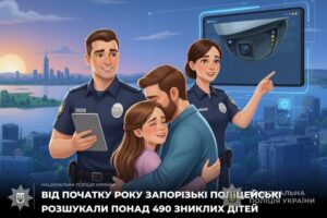 Запорізька поліція розшукала майже 500 безвісти зниклих дітей за цей рік