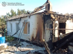 Запорожская область под вражеским огнем: девять авиаударов и сотни атак дронами