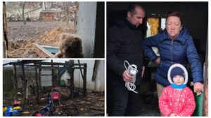 За мгновение от трагедии: семья с 4-летней девочкой выжила после удара КАБом под Гуляйполем (ВИДЕО)