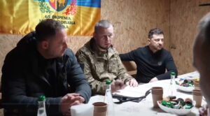 Зеленский побывал на Запорожском направлении (ВИДЕО)