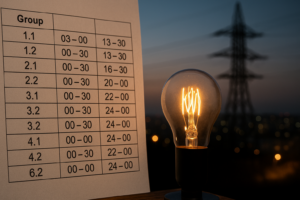 Аналітика показала, які черги мають найжорсткіші відключення світла в Запоріжжі