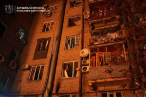 Ночная атака на Запорожье 25 ноября: что известно по состоянию на утро (ФОТО)