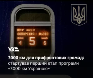 Укрзалізниця запускає програму «3000 км Україною»: хто може подорожувати безкоштовно та які маршрути доступні