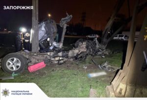 У Запоріжжі водій під наркотиками й алкоголем скоїв смертельне ДТП: загинув пасажир