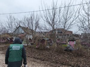 Екологи показали вирву від прильоту 24 грудня в Запоріжжі (ФОТО)