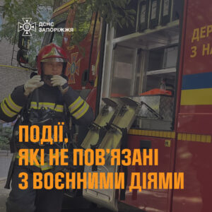 Надзвичайники ліквідували пожежу в дачному кооперативі Запорізького району