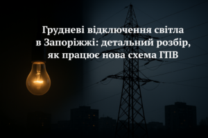 Запоріжжя з новим режимом відключень світла: що реально змінилося у графіках
