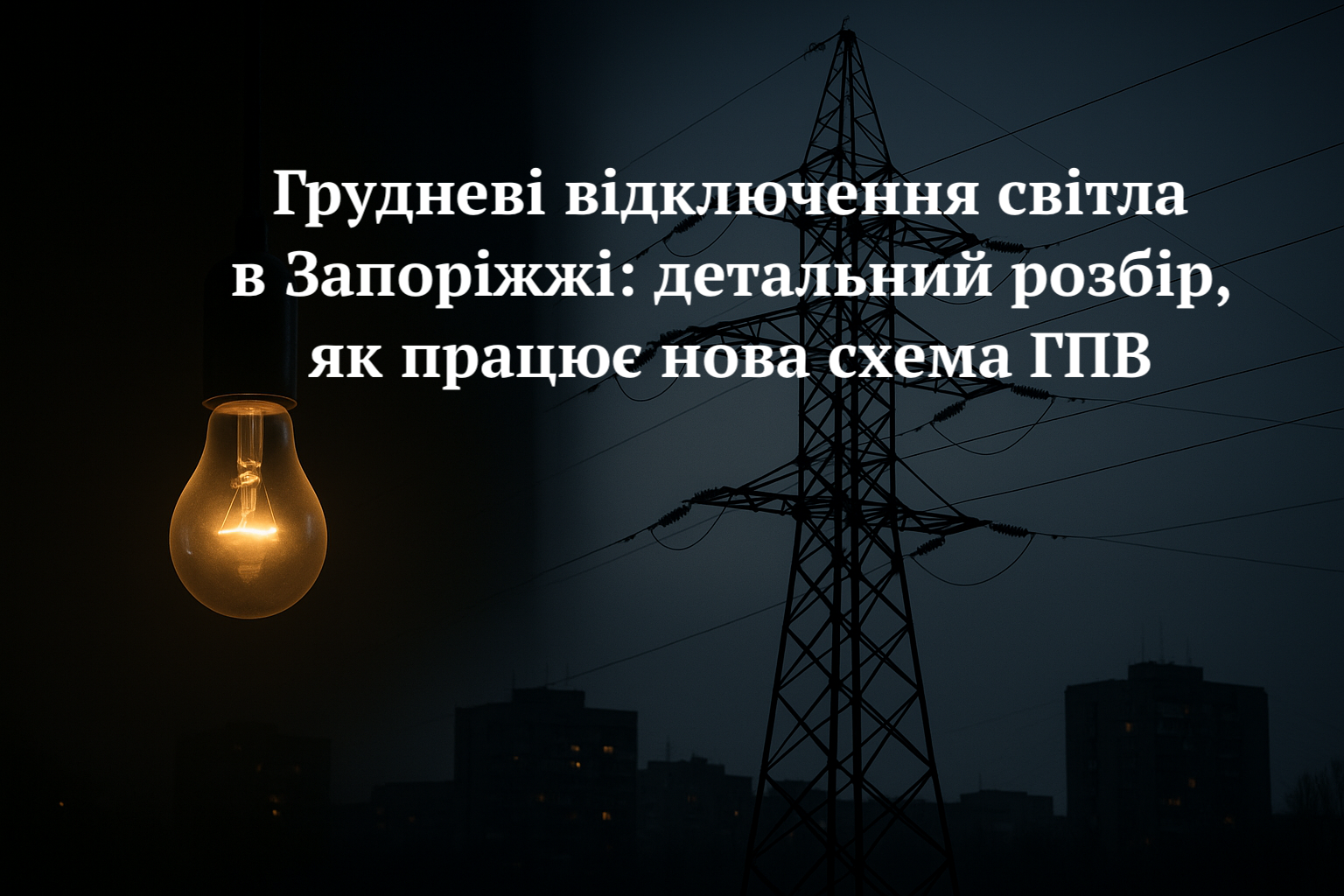 відключення світла запоріжжя