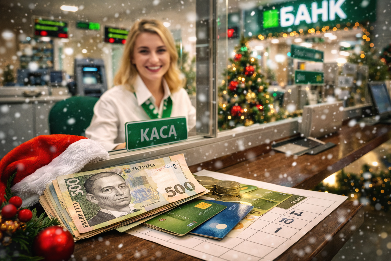 Банки на новий рік