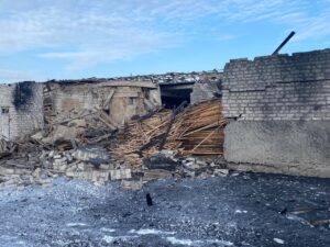 Після авіаудару по Кушугуму пошкоджено житлові будинки та господарство (ФОТО)