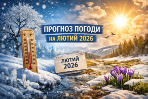 Синоптики дали прогноз погоди на лютий 2026