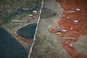 Противник имеет новые продвижения в Приморском и в Гуляйполе — DeepState (КАРТА)