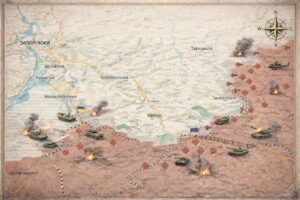 Ворог знизив кількість штурмів на Запорізькому напрямку (КАРТА)