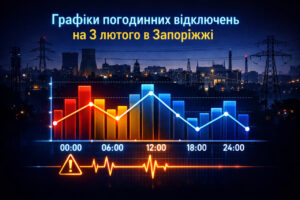Графіки відключення світла на 3 лютого в Запоріжжі