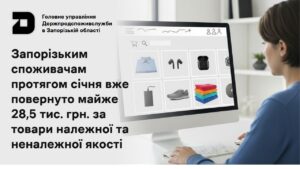 Взуття, одяг, повербанки: за що саме повернули гроші запоріжцям у 2026 році