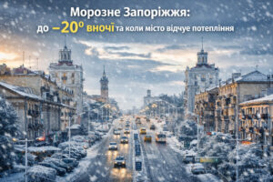 Сильные морозы охватят Запорожье: когда ожидать потепления