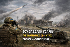 ЗСУ здійснили ряд ударів по важливих об’єктах ворога на Запоріжжі (ВІДЕО)