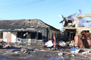 Нічна атака дронів і повторні удари: що відомо про обстріл Вільнянська 10 лютого (ФОТО)