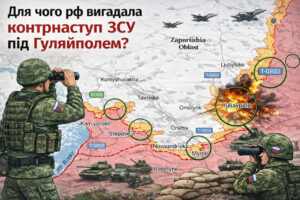 ISW вважає, що рф “вигадала” контрнаступ ЗСУ під Гуляйполем (КАРТА)