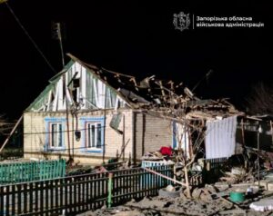 Вночі атаковано Вільнянськ: четверо поранених, пошкоджено будинки (ФОТО)