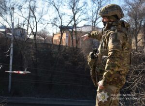 У Запоріжжі знешкодили дрон, який заплутався у дротах (ФОТО)