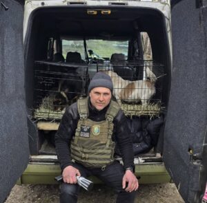 Спасенные хвостики: украинские волонтеры эвакуировали животных из Орехова (ФОТО, ВИДЕО)