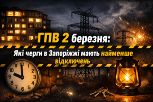 Відключення світла 2 березня в Запоріжжі: кому пощастило з графіком ГПВ