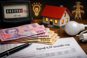 Тариф на электроэнергию с 1 апреля 2026 года: изменится ли цена на свет в Украине