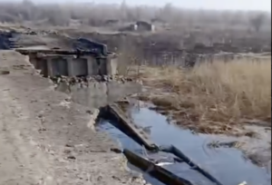 Окупанти зруйнували міст на Запоріжжі (ВІДЕО)