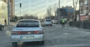 У центрі Запоріжжя збили людину: на місці працюють медики і поліція (ВІДЕО)