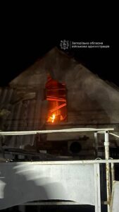У Запоріжжі під час нічної атаки пошкоджено будинок: що відомо станом на ранок (ФОТО)