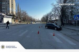 ДТП в Запорожье: 16-летний мотоциклист попал в больницу