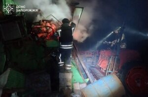 Внаслідок атак у Запорізькому районі зафіксовано п’ять пожеж