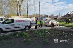 Власти показали последствия ночного удара по Запорожью (ФОТО)