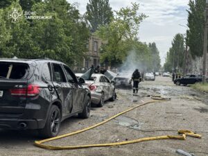 Новые подробности ракетного обстрела Запорожья (ФОТО)