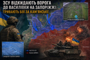 Новые успехи ВСУ под Запорожьем: продолжаются бои за Каменское (КАРТА)