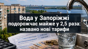 Названо нові тарифи на воду в Запоріжжі