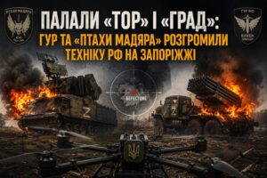 Палали «Тор» і «Град»: ГУР та «Птахи Мадяра» розгромили техніку РФ на Запоріжжі