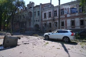 Російський дрон пошкодив одну з найстаріших культурних пам’яток Запоріжжя (ВІДЕО)