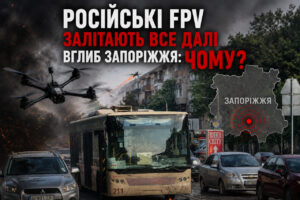 Стало відомо, яким чином російські FPV могли дістатися центру Запоріжжя