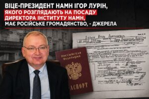 Посада з доступом до держтаємниці: кандидату в директори Інституту НАМН закидають наявність паспорта РФ