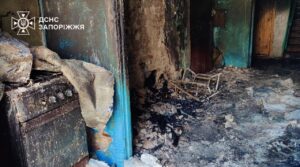 За сутки спасатели Запорожской области совершили 11 выездов: во время пожара эвакуировали трёх человек