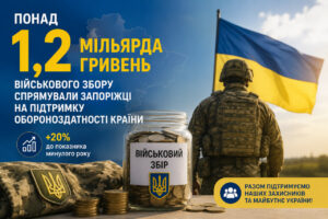 Внесок у Перемогу: мешканці Запорізької області сплатили понад мільярд гривень військового збору
