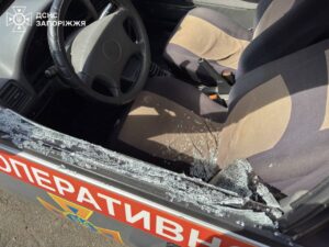 Російський БпЛА влучив у підрозділ ДСНС у Запоріжжі (ФОТО, ВІДЕО)