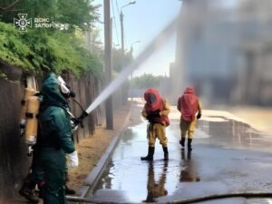 Официально: после «прилета» в Запорожье зафиксирована утечка аммиака