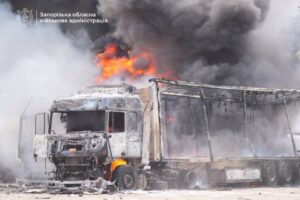 Росіяни вдарили по логістиці постачання пива в Запоріжжі (ФОТО, КАРТА)