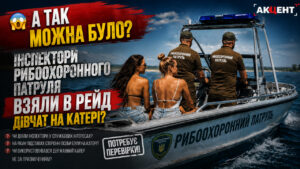 На службовому катері Дніпропетровського рибоохоронного патруля помітили дівчат: що відомо (ВІДЕО)