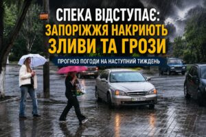 Жара спадает: на Запорожье обрушатся сильные ливни и грозы — прогноз на неделю